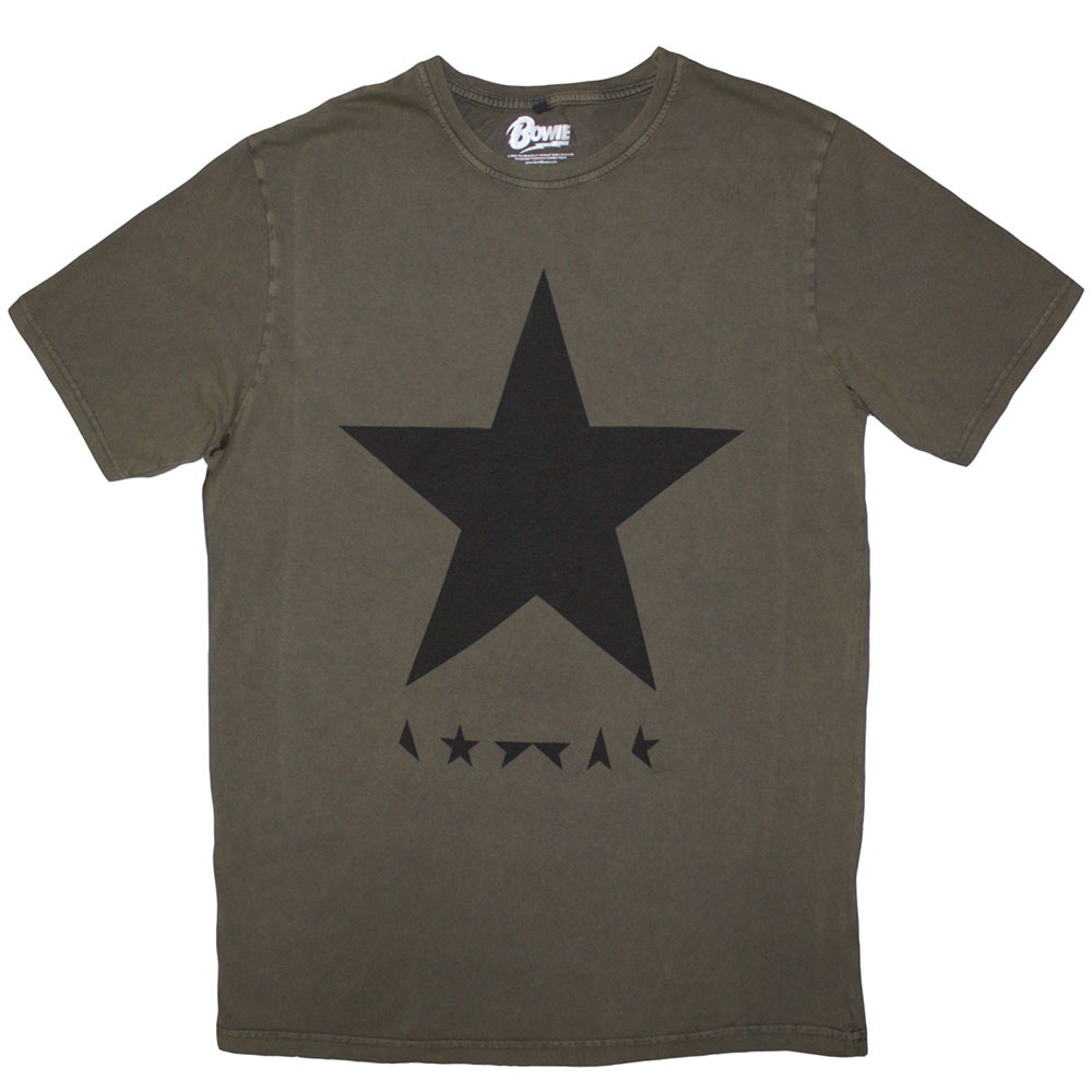 David Bowie - Blackstar Heren T-shirt - Groen